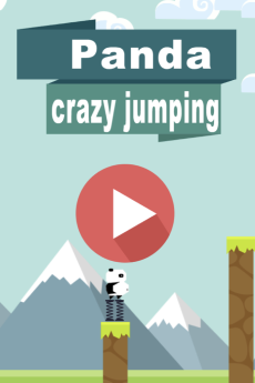 Panda crazy jumping